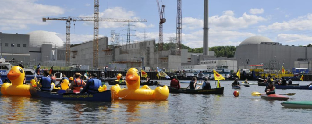 Anti-Atom-Demo & Flussaktionstag auf und an dem Neckar am 21.5.2017