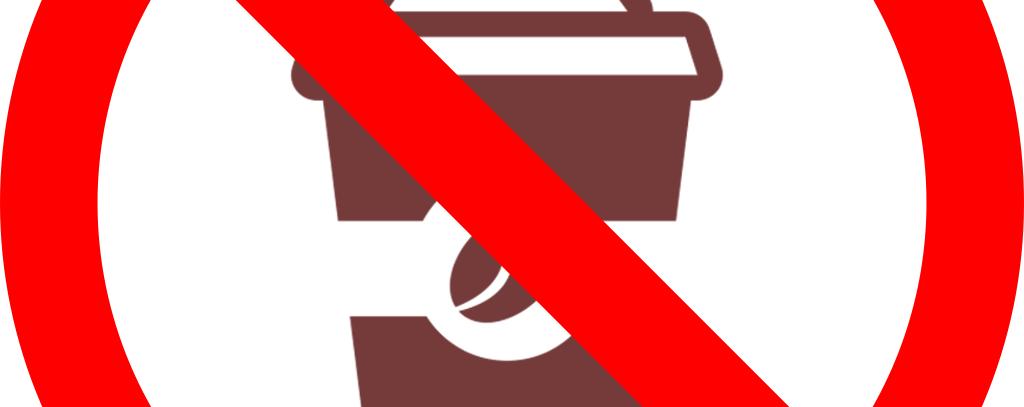 Wegwerfbecher stoppen Wegwerfbecher stoppen